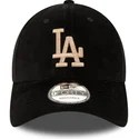 gorra-curva-negra-ajustable-9forty-cord-de-los-angeles-dodgers-mlb-de-new-era