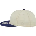 gorra-plana-beige-y-azul-9fifty-retro-crown-denim-de-los-angeles-dodgers-mlb-de-new-era