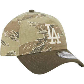 Gorra curva camuflaje snapback 9FORTY A Frame Two Tone Tiger de Los Angeles Dodgers MLB de New Era