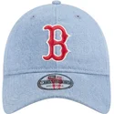 gorra-curva-azul-ajustable-9twenty-washed-denim-de-boston-red-sox-mlb-de-new-era