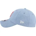 gorra-curva-azul-ajustable-9twenty-washed-denim-de-boston-red-sox-mlb-de-new-era