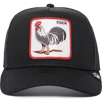 Casquette trucker noire coq The Cock The Farm Goorin Bros.