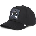 gorra-curva-negra-snapback-orca-killer-whale-100-the-farm-all-over-canvas-de-goorin-bros