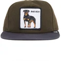 goorin-bros-the-farm-flats-bad-boy-top-dog-rottweiler-snapback-gron-och-bla-platt-keps