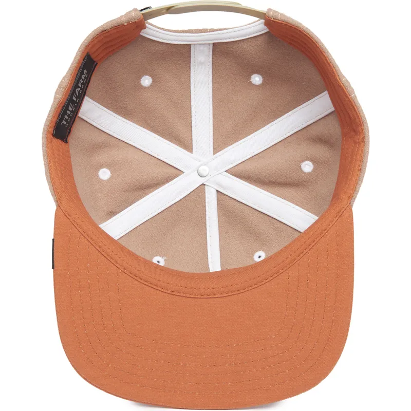 brazowa-plaska-czapka-snapback-koza-goat-alpine-base-the-farm-flats-goorin-bros