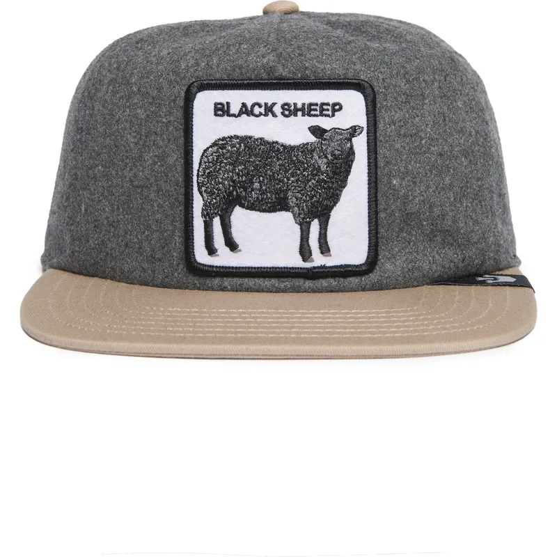 graue-und-braune-flatcap-snapback-schaf-black-sheep-flock-mountain-the-farm-flats-von-goorin-bros