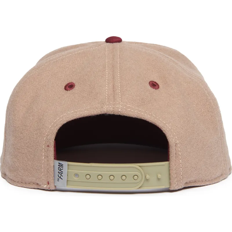platt-keps-brun-och-rod-snapback-hast-stallion-free-rider-the-farm-flats-fran-goorin-bros