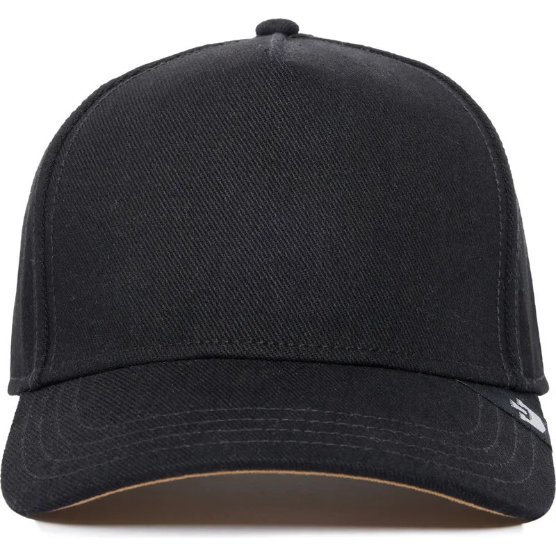 Casquette Goorin Bros Noire Snapback - Motif Camouflage Délavé Avec Chat Misfit, Style Streetwear