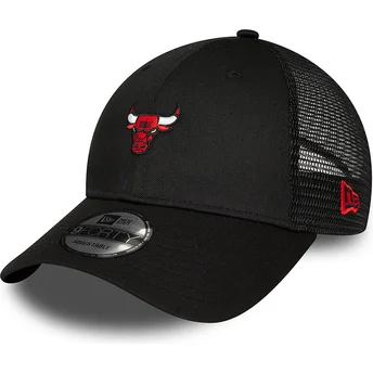 Gorra trucker negra ajustable 9FORTY Home Field de Chicago Bulls NBA de New Era