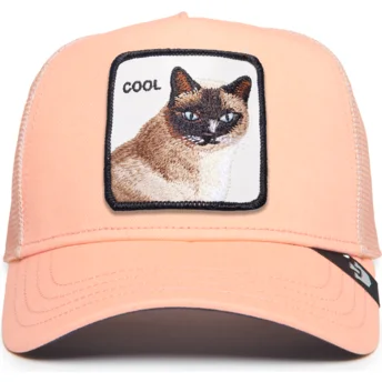 Καπέλο trucker ροζ γάτα Cool Cat The Farm Premium από Goorin Bros.
