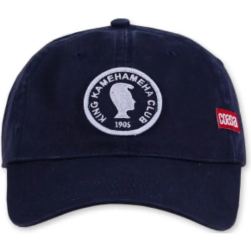 casquette-courbee-bleue-marine-ajustable-king-kameha-coastal