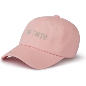 Gorra curva rosa ajustable Vino Tinto de Pica Pica