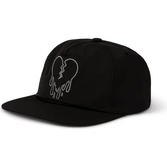 Μαύρο επίπεδο καπέλο snapback Heartbreak Hotel της Pica Pica