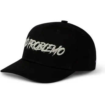 Gorra curva negra snapback No Problemo de Pica Pica