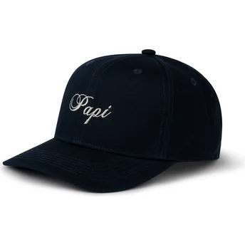 Gorra curva azul marino snapback Papi de Pica Pica