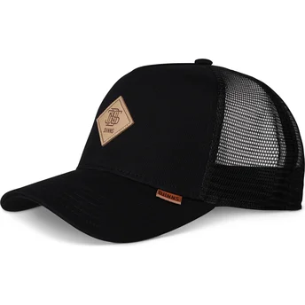 Μαύρο καπέλο trucker HFT Cotton Knit της Djinns