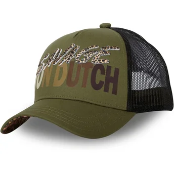 Καπέλο τζόκεϊ πράσινο και μαύρο SAVAGE K της Von Dutch