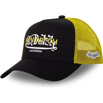 Καπέλο trucker μαύρο και κίτρινο BLA CT της Von Dutch