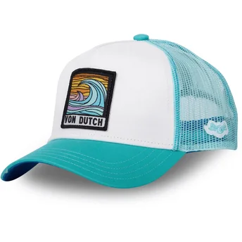 Gorra trucker blanca y azul SURF04 de Von Dutch