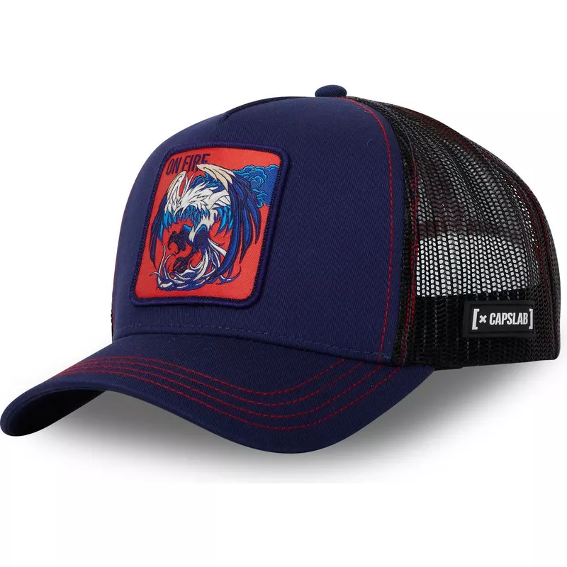 capslab-phoenix-on-fire-ph2-fantastic-beasts-navy-blue-trucker-hat