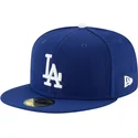 gorra-plana-azul-ajustada-59fifty-authentic-on-field-game-de-los-angeles-dodgers-mlb-de-new-era