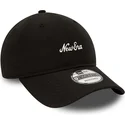 gorra-curva-negra-ajustable-9twenty-repreve-heritage-script-de-new-era