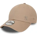 gorra-curva-marron-claro-ajustable-9forty-flawless-de-new-york-yankees-mlb-de-new-era