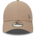 gorra-curva-marron-claro-ajustable-9forty-flawless-de-new-york-yankees-mlb-de-new-era