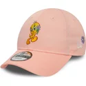 casquette-courbee-rose-ajustable-pour-enfant-9forty-titi-looney-tunes-new-era