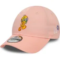 gorra-curva-rosa-ajustable-para-nino-9forty-de-piolin-looney-tunes-de-new-era