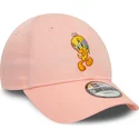 gorra-curva-rosa-ajustable-para-nino-9forty-de-piolin-looney-tunes-de-new-era