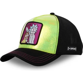 Gorra trucker verde y negra Rick y Morty OPE de Capslab