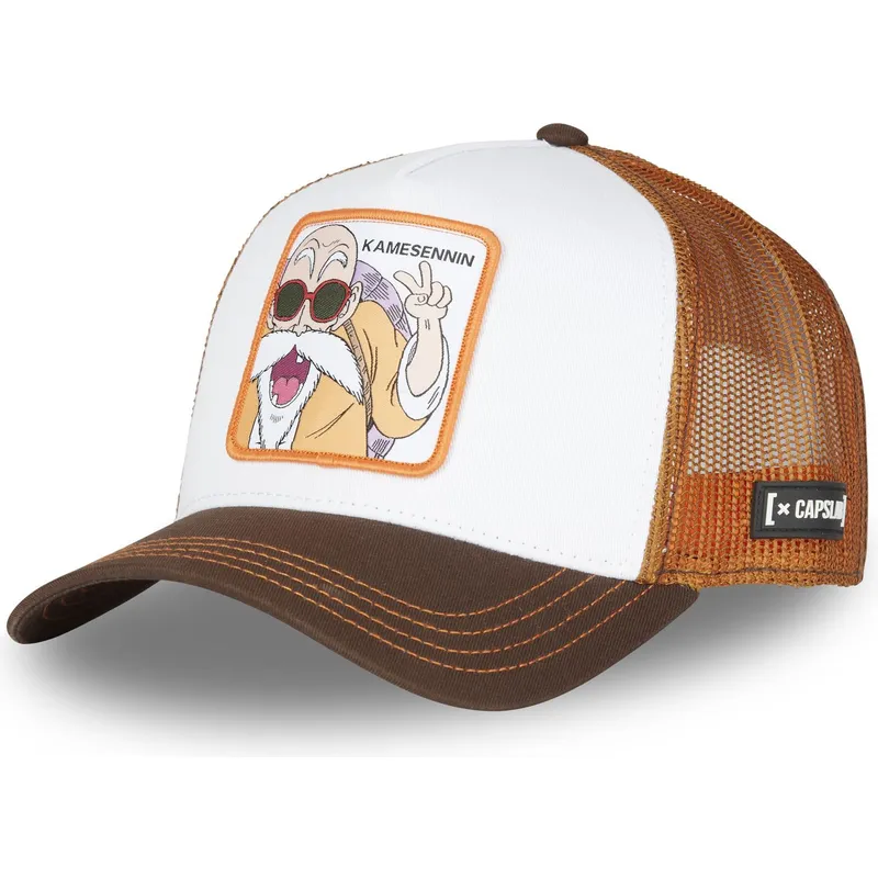 vit-och-brun-truckerkeps-master-roshi-kam-ct-dragon-ball-fran-capslab