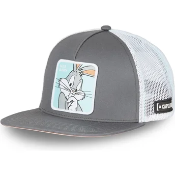 Gorra plana trucker gris Bugs Bunny LOO8 BUG Looney Tunes de Capslab