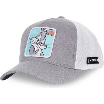 Gorra trucker gris Bugs Bunny BUG4 Looney Tunes de Capslab