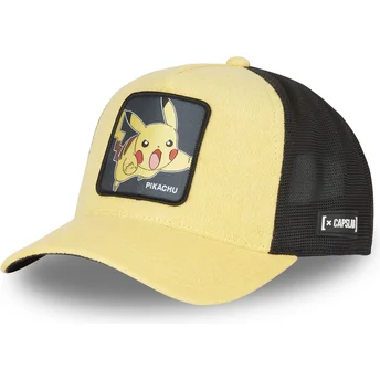 Gorra trucker amarilla y negra Pikachu PIK1 CT Pokémon de Capslab