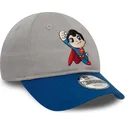 gorra-curva-gris-y-azul-ajustable-para-nino-de-superman-dc-comics-hero-de-new-era