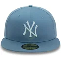 gorra-plana-azul-ajustada-con-logo-azul-59fifty-league-essential-de-new-york-yankees-mlb-de-new-era