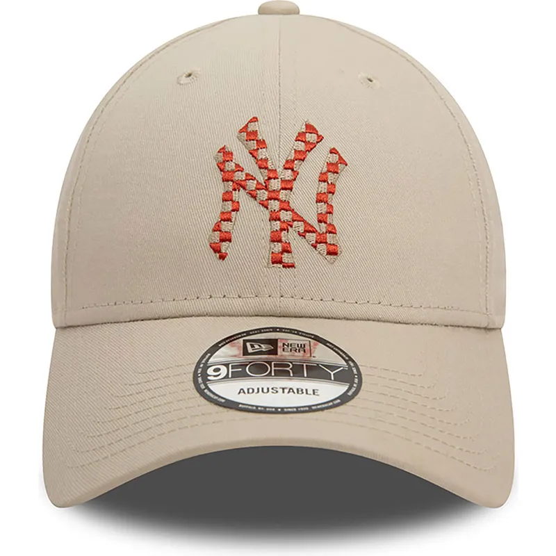 bojd-beige-justerbar-keps-9forty-seasonal-infill-fran-new-york-yankees-mlb-av-new-era