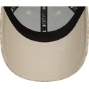 beige-justerbar-kurvkeps-for-kvinnor-9forty-monogram-new-york-yankees-mlb-fran-new-era