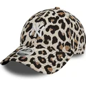 new-era-curved-brim-women-9forty-jacquard-new-york-yankees-mlb-leopard-adjustable-cap