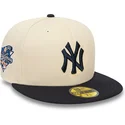 gorra-plana-beige-y-azul-marino-ajustada-59fifty-team-colour-de-new-york-yankees-mlb-de-new-era