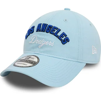 Ρυθμιζόμενο μπλε καπέλο με καμπύλη 9TWENTY Wordmark των Los Angeles Dodgers MLB από τη New Era