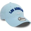 new-era-curved-brim-9twenty-wordmark-los-angeles-dodgers-mlb-blue-adjustable-cap