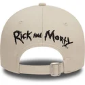 verstellbare-beige-9forty-kappe-mit-gebogenem-schirm-morty-smith-charakter-von-rick-und-morty-new-era
