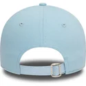 casquette-courbee-bleue-claire-ajustable-9forty-essential-new-era