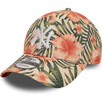 Gorra curva multicolor ajustable 9FORTY Tropical de New York Yankees MLB de New Era