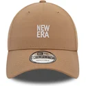 gorra-curva-marron-ajustable-9forty-de-new-era