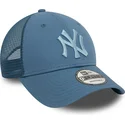 gorra-trucker-azul-con-logo-azul-9forty-home-field-de-new-york-yankees-mlb-de-new-era