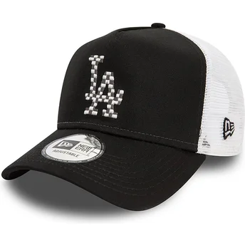 Καπέλο τράκερ μαύρο και άσπρο A Frame Seasonal Infill των Los Angeles Dodgers MLB από τη New Era